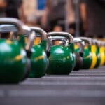 Crossfit kettlebell row